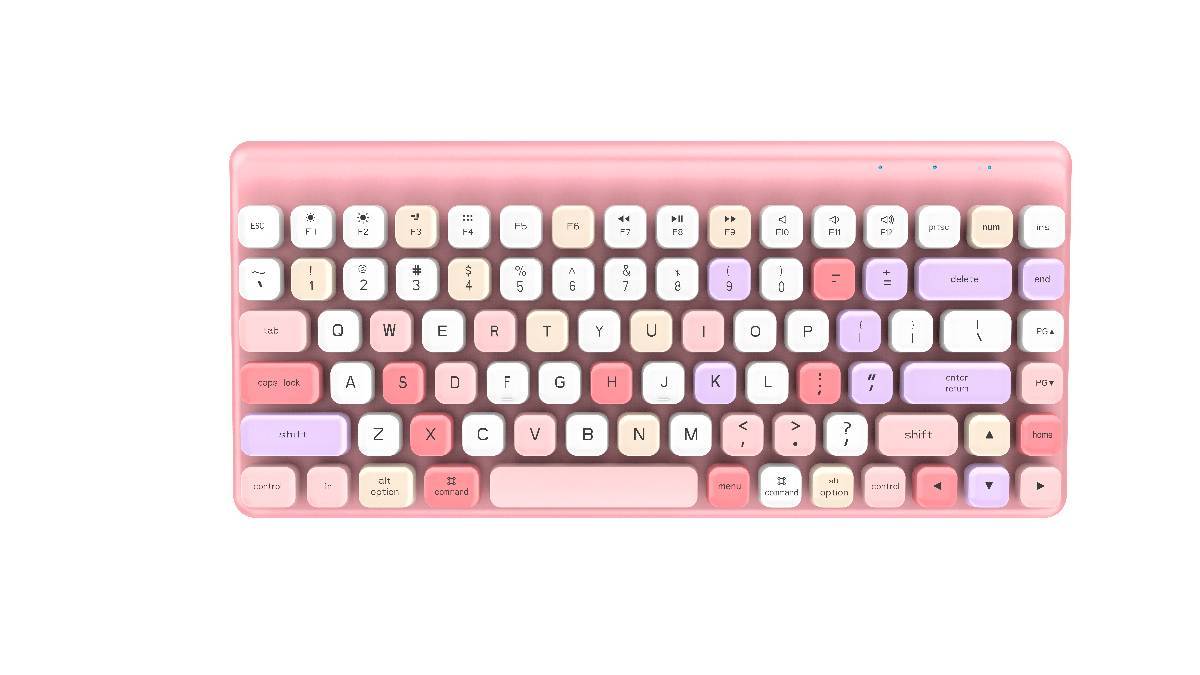 无线鼠标单键盘Hiz Wireless Keyboard Customizable OEM Retro Cute for Girls