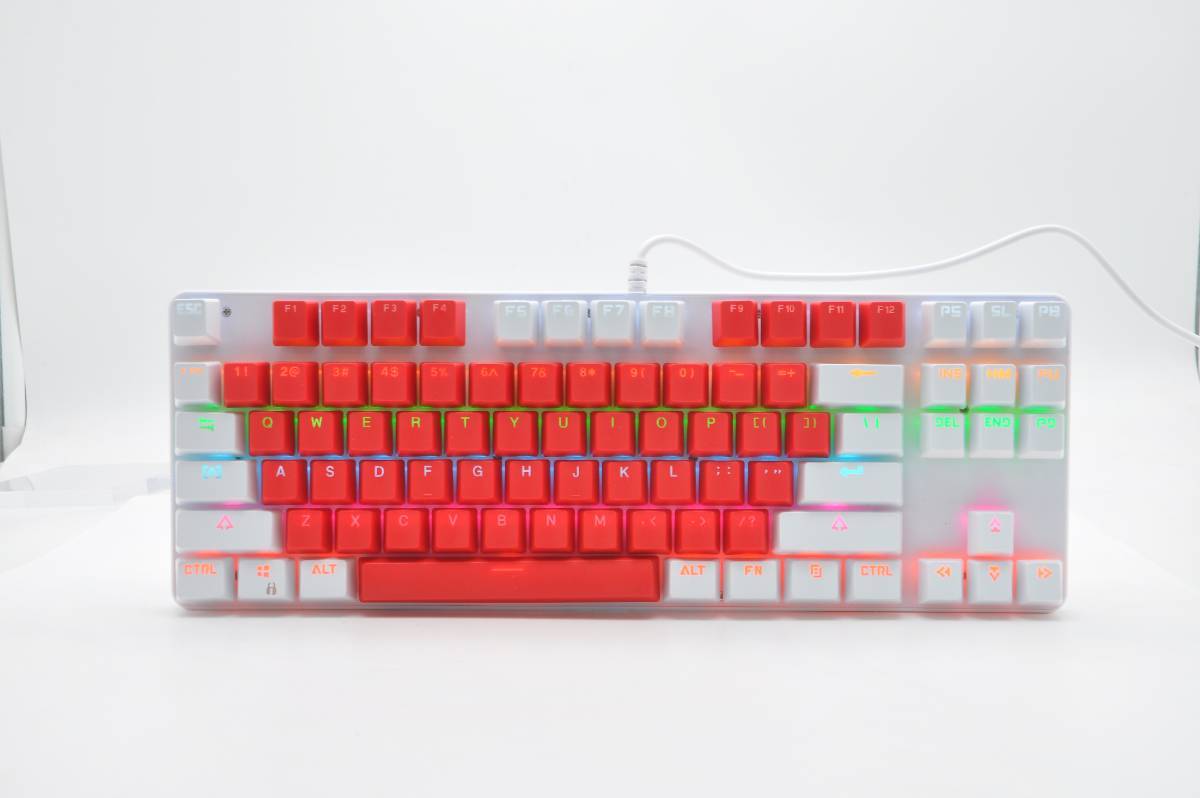 87键彩色机械键盘