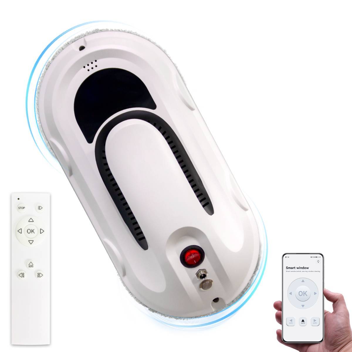 In Stock Factory Offer Remote & Mobile APP Control Automatic Window Vacuum Electric Cleaner Robot