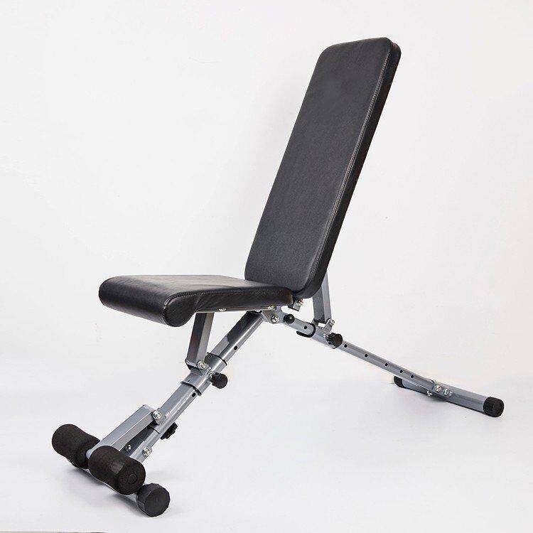 厂家直销高质量新款可折叠哑铃凳可调节多功能举重床瑜伽健身椅
