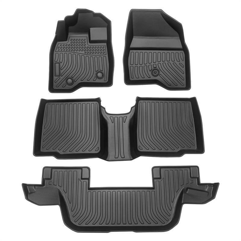 2011-2014年福特探索者台式座椅、非适配斗式座椅的汽车地板垫 Car Floor Mats for 2011-2014 Ford Explorer Bench Seating,No Fit Bucket Seating