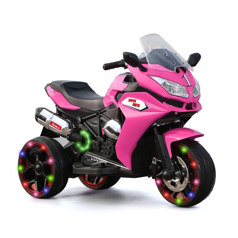 TAMCO 12V儿童电动摩托车-女孩骑行，儿童电池自行车