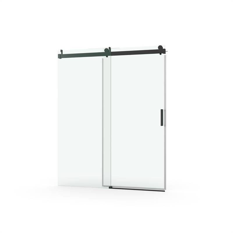 Elan 56-60 英寸宽 x 76 英寸高无框软关闭淋浴门，优质 3/8 英寸（10 毫米）Elan 56-60" W x 76" H Frameless Soft-Close Shower Door, Premium 3/8" (10mm)